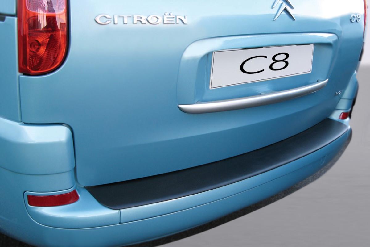 Protection de seuil de coffre Citroën C8 2002-2014 ABS - noir mat