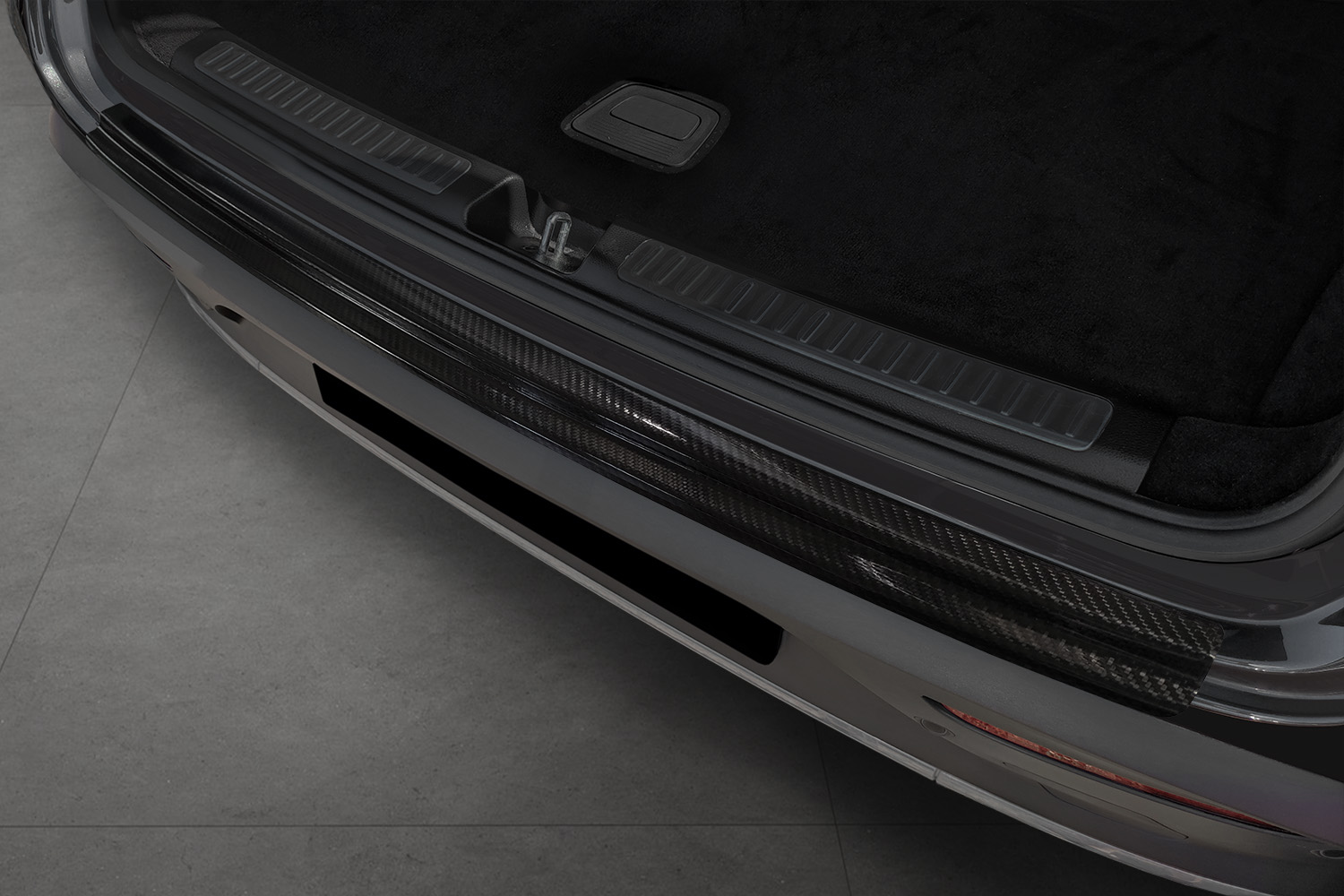 Rear bumper protector Mercedes-Benz EQC (N293) 2019-2023 carbon