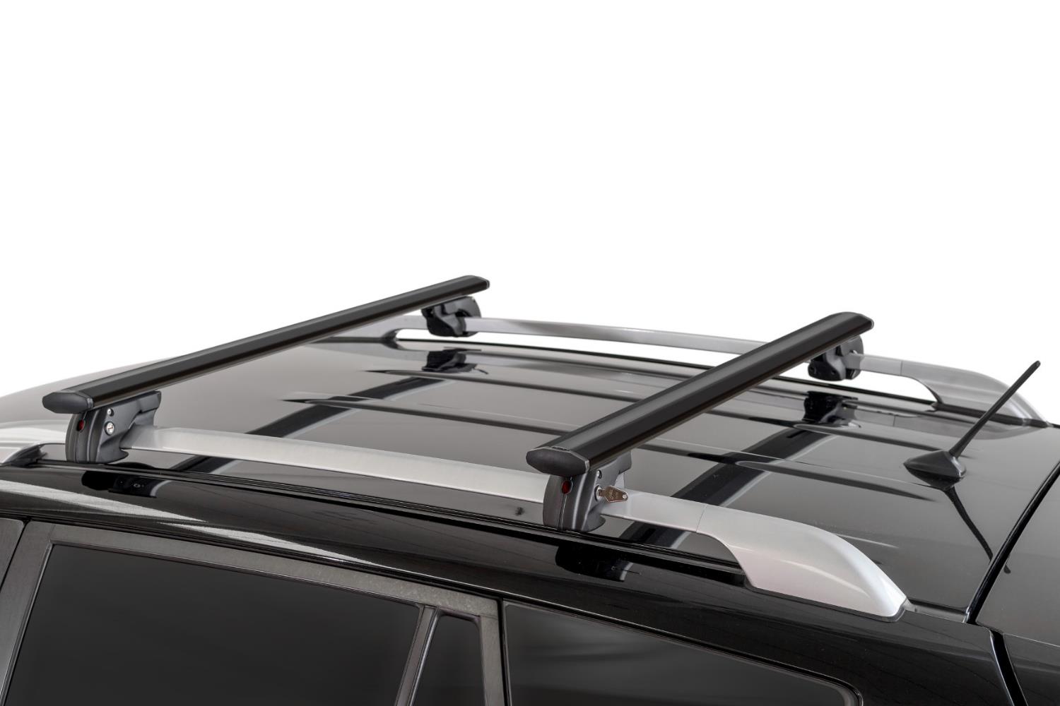 Roof bars Volvo V70 - XC70 (P24) 2007-2016 wagon Menabo Jackson XL aero black
