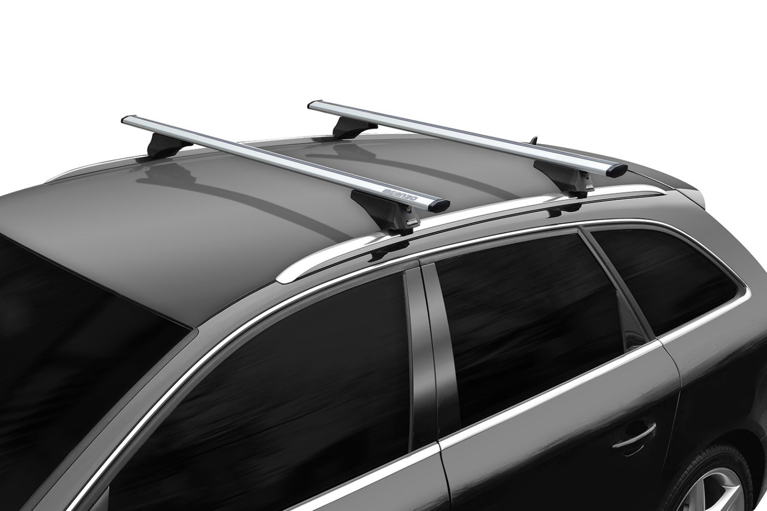 Roof bars Mercedes-Benz E-Class estate (S213) 2016-2023 wagon Menabo Leopard aero silver