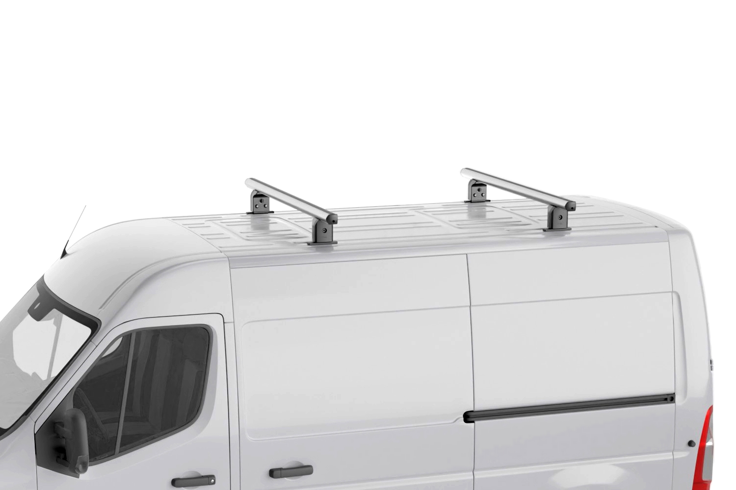 Barres de toit Ford Transit Custom 2012-2022 Menabo Professional Airdyn aluminium - 2 barres