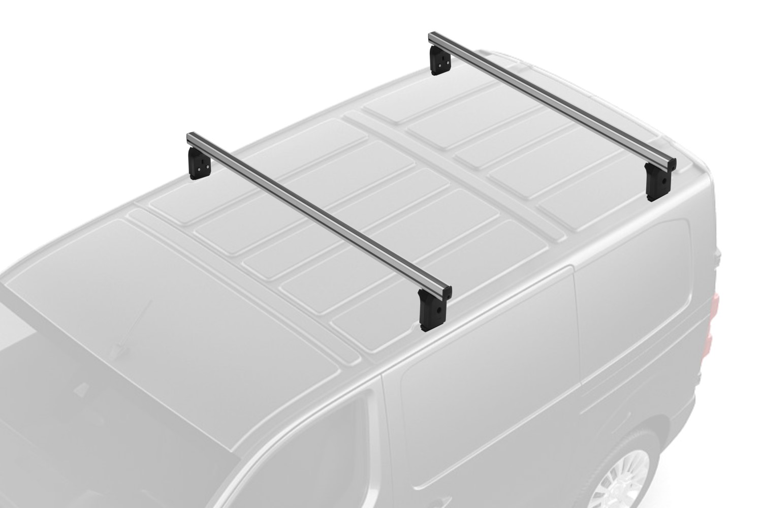 Roof bars Ford Transit Custom 2012-2022 Menabo Professional aluminum - 2 bars