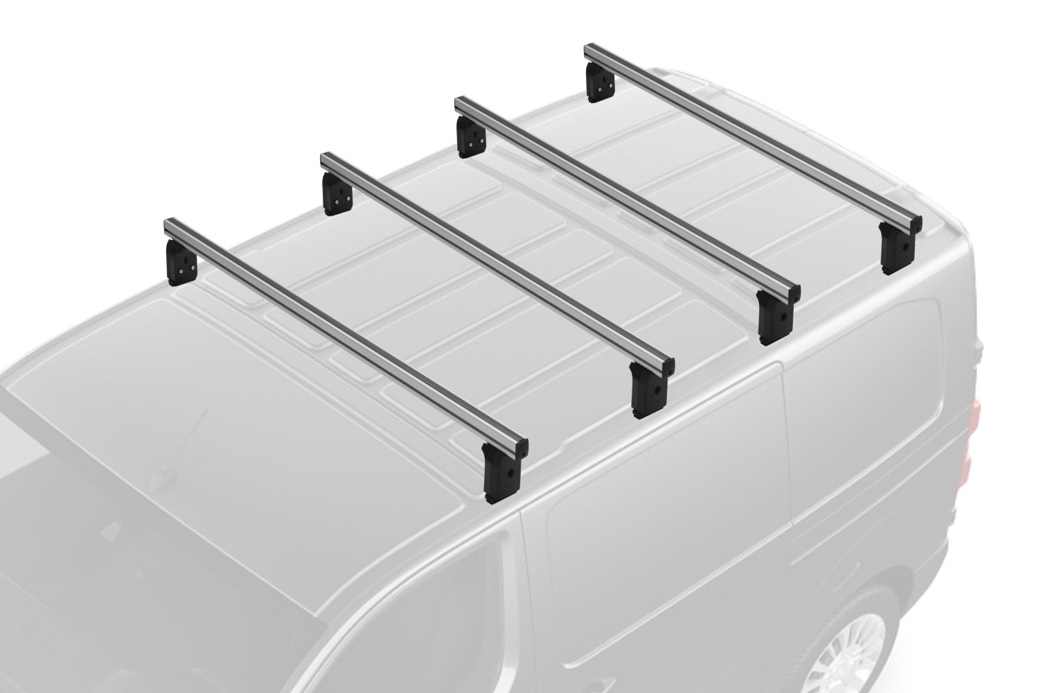 Roof bars Opel Vivaro A 2001-2014 Menabo Professional aluminum - 4 bars
