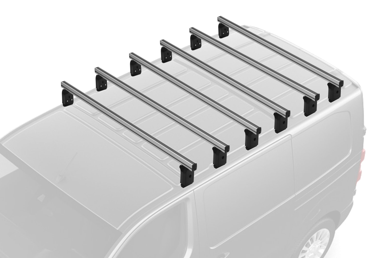 Barres de toit MAN TGE 2017-présent Menabo Professional aluminium - 6 barres