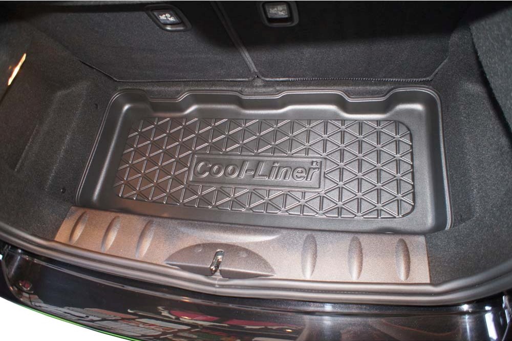 Tapis de coffre Mini One - Cooper (Mk I - Mk II) 2001-2014 3 portes bicorps Cool Liner antidérapant PE/TPE caoutchouc