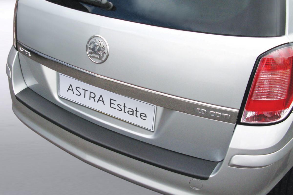 Rear bumper protector Opel Astra H van 2007-2014 ABS - matt black