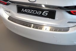 Example rear bumper protector stainless steel flat (BA)