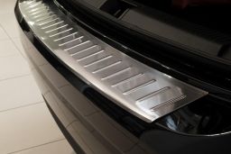 Renault Fluence 2012-> 4-door saloon rear bumper protector stainless steel (REN1FLBP) (1)