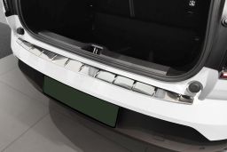 Rear bumper protector Volvo EX30 2024->   stainless steel brushed (VOL1E3BP) (1)