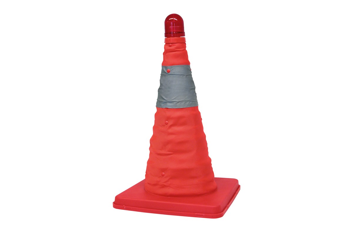 Safety cone foldable