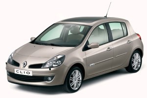 Accoudoir Renault Clio III 2005-2012 3 & 5 portes bicorps Armster 2 cuir  végétalien avec cadre noir