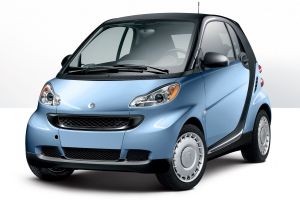 Mittelarmlehne - Armauflage für Smart ForTwo (2014>) Eco-Leder weiß oder  blau mit Staufach