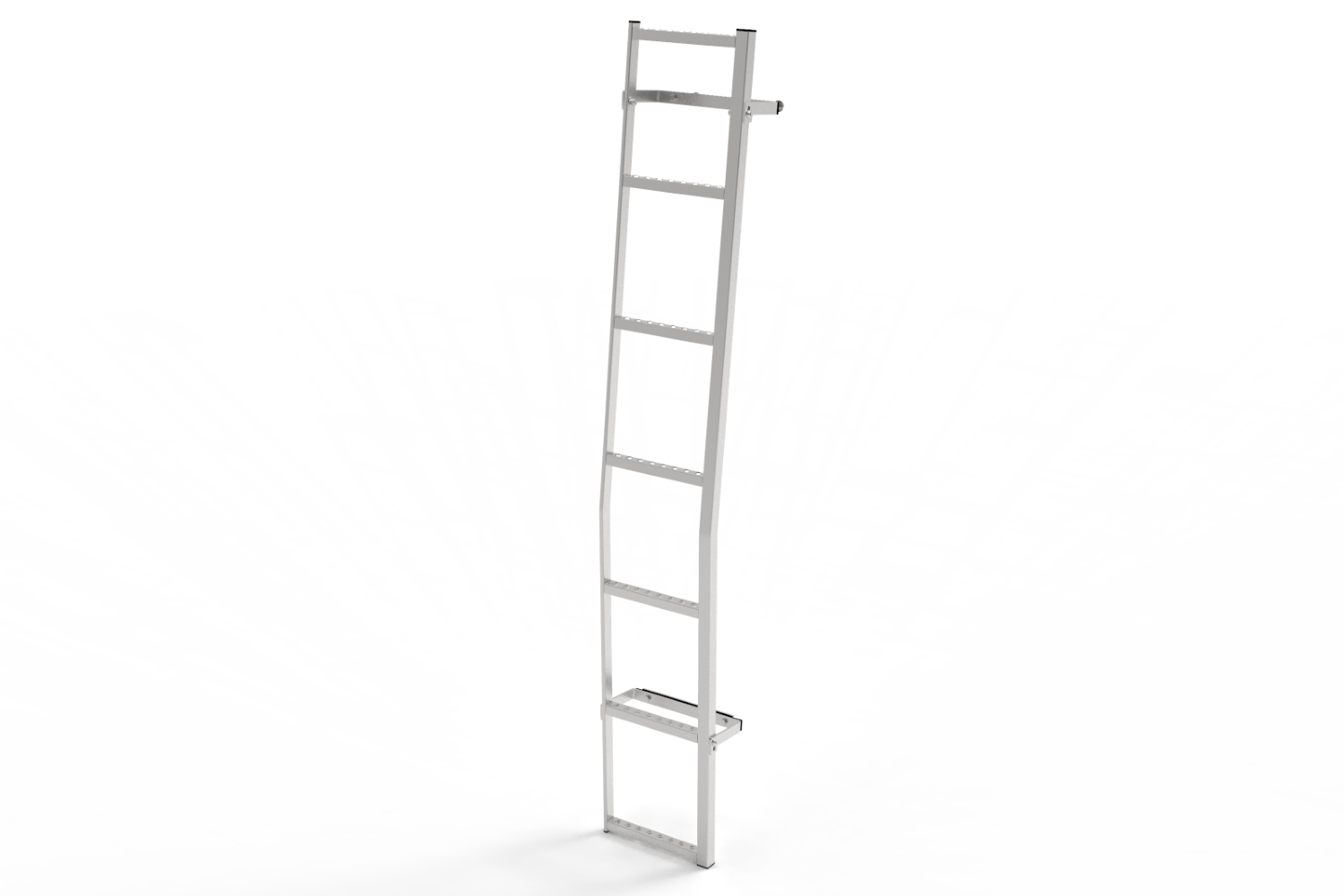 Door ladder suitable for Nissan NV300 - Primastar II 2016-present door mounting silver