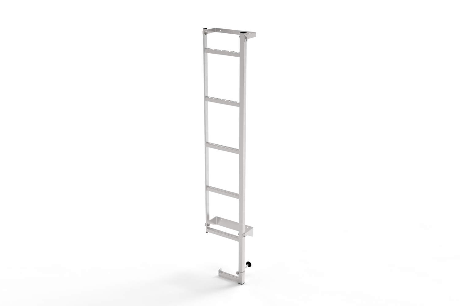 Door ladder suitable for MAN TGE 2017-present door mounting 270° silver