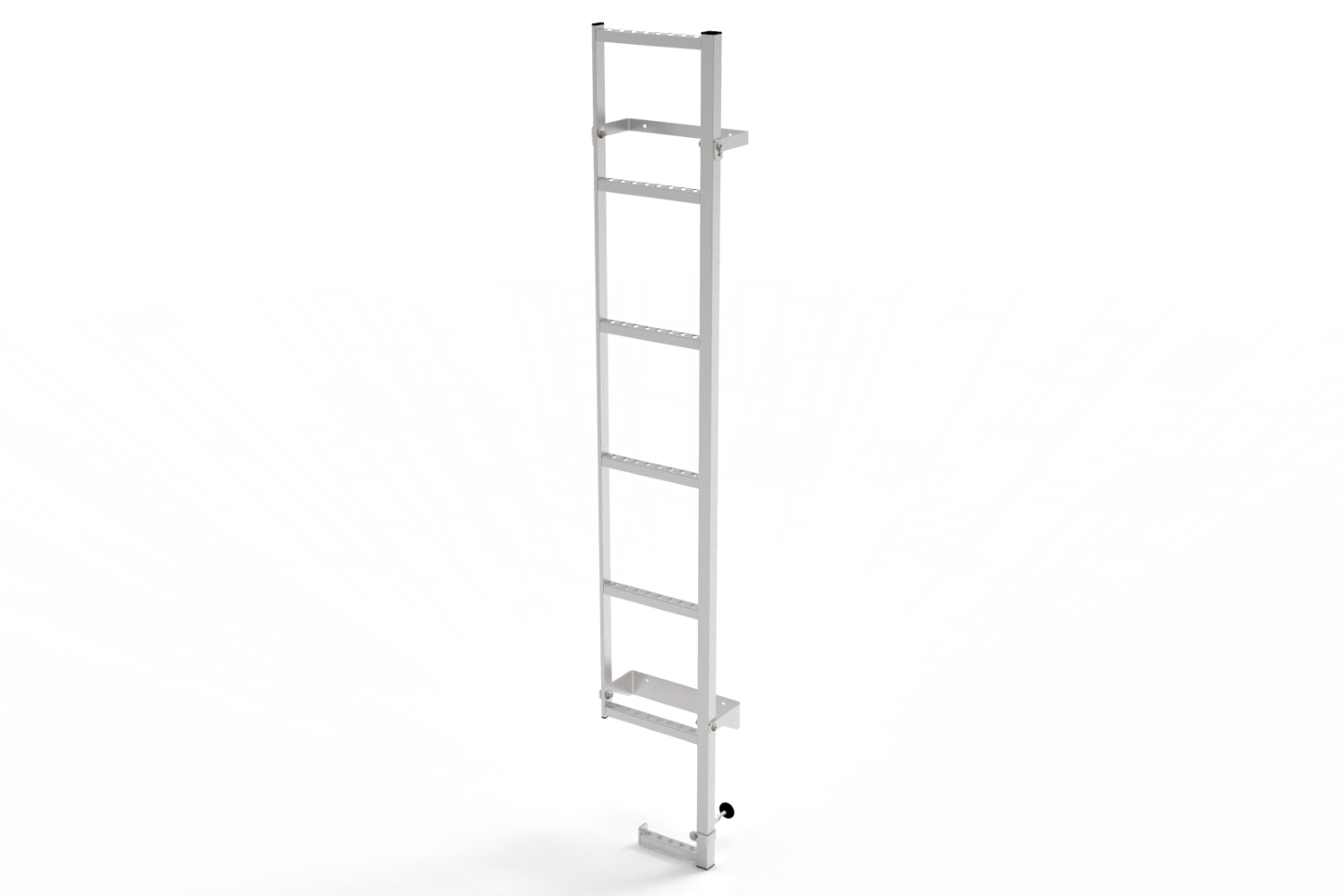 Door ladder suitable for MAN TGE 2017-present door mounting 270° silver