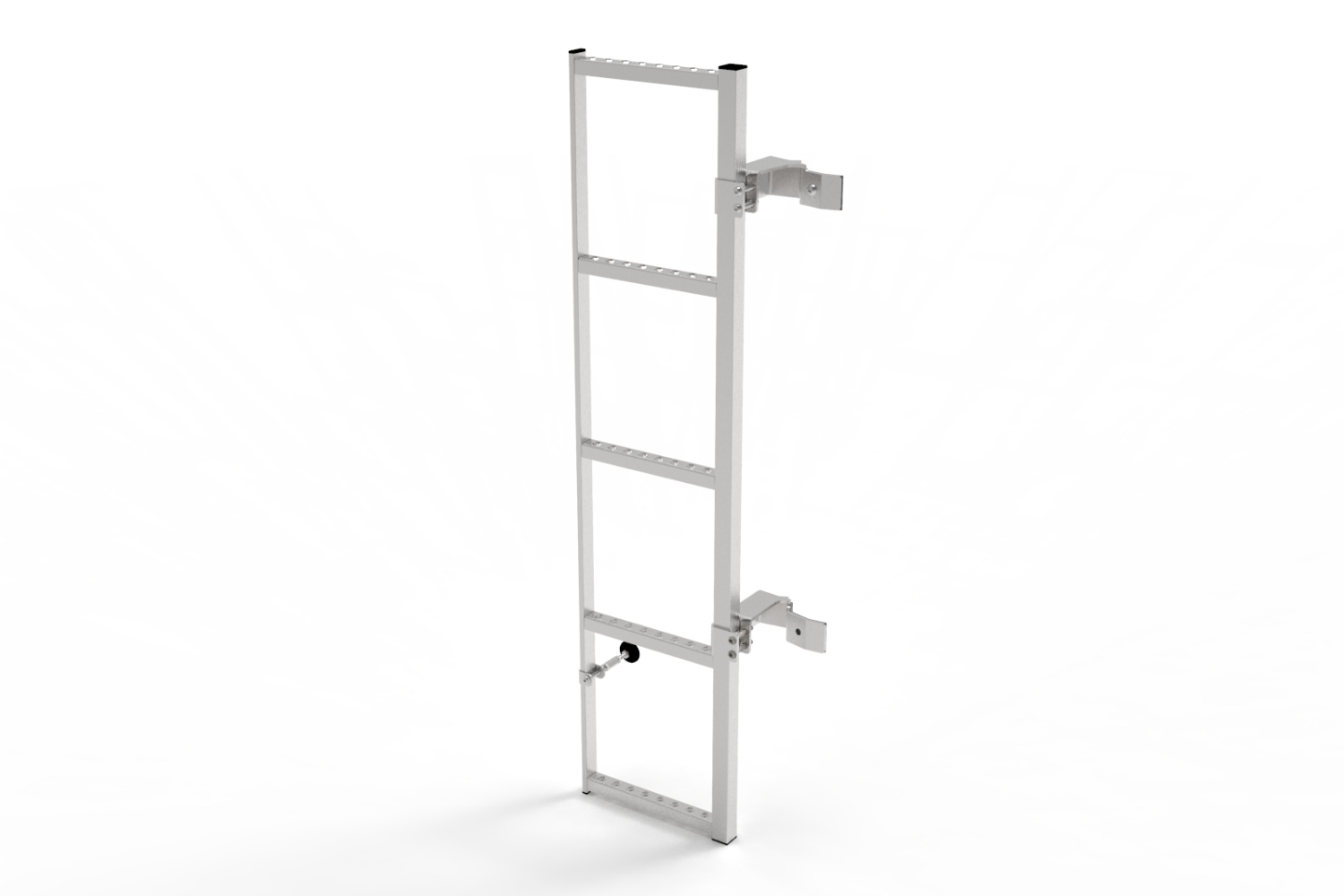 Door ladder suitable for Mercedes-Benz Vito (W447) 2014-present hinge mounting silver