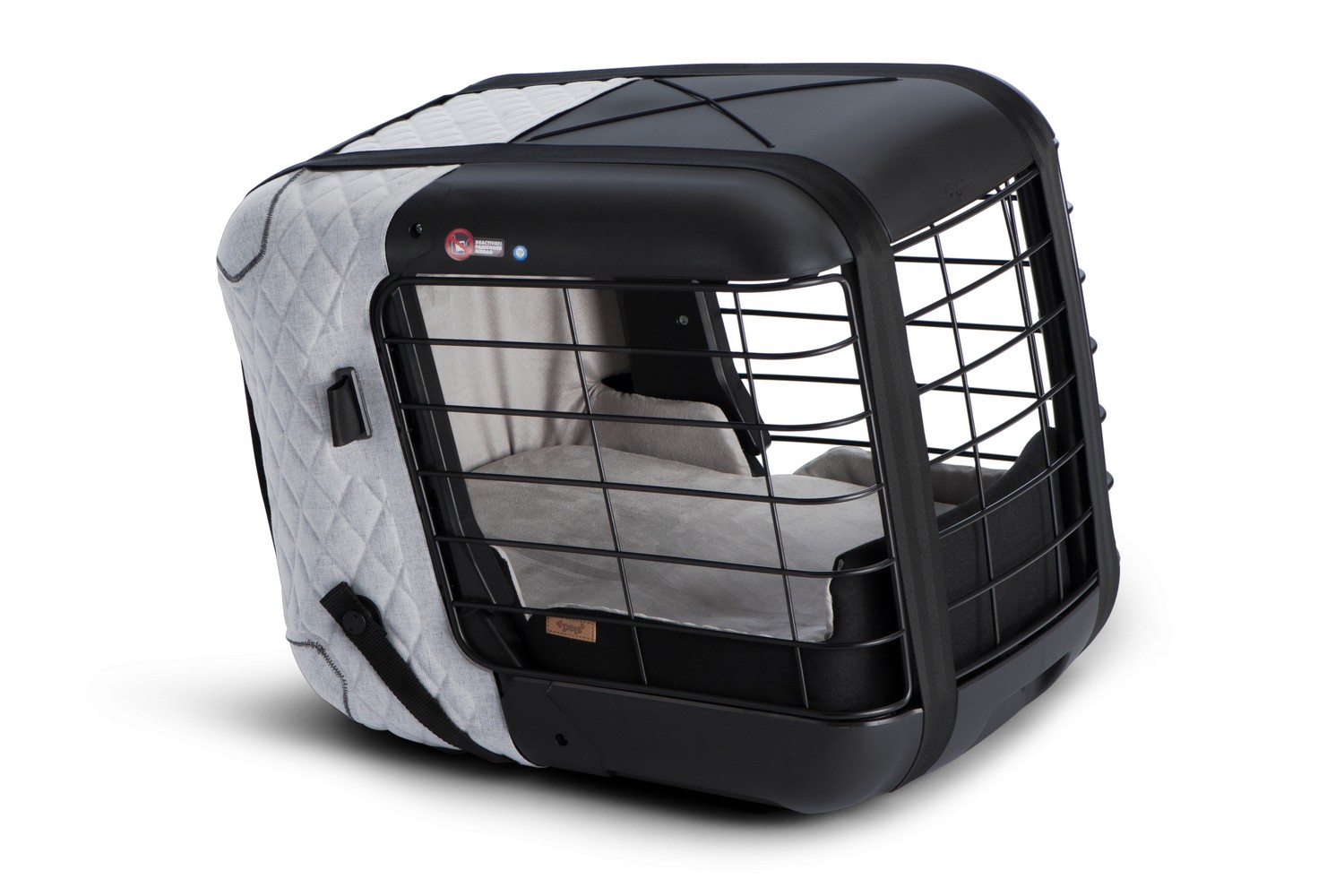 Pet carrier for dog or cat 4pets Caree - Cool Grey