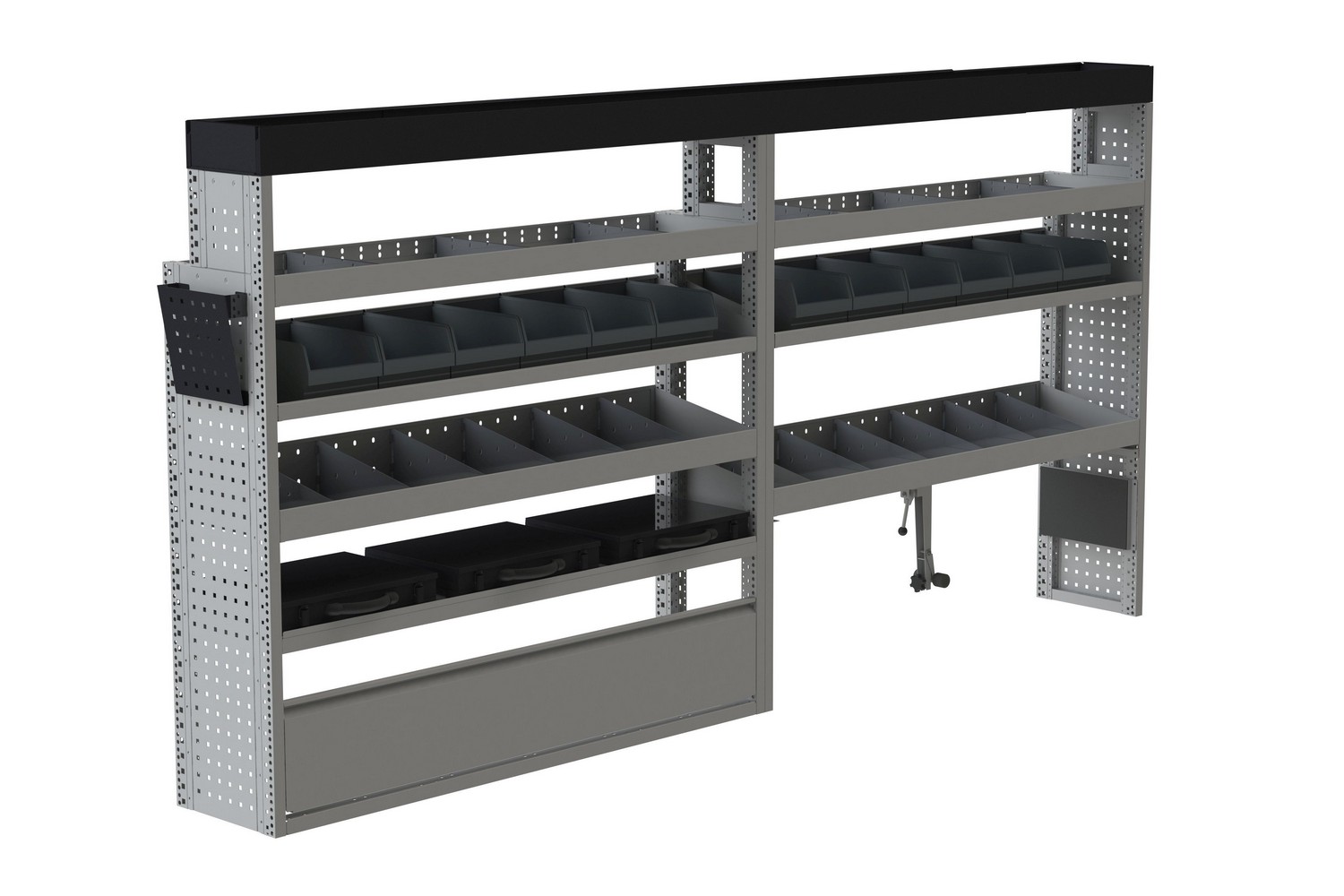 Van racking - 3042 x 360 x 1540 2X1,5 Plus
