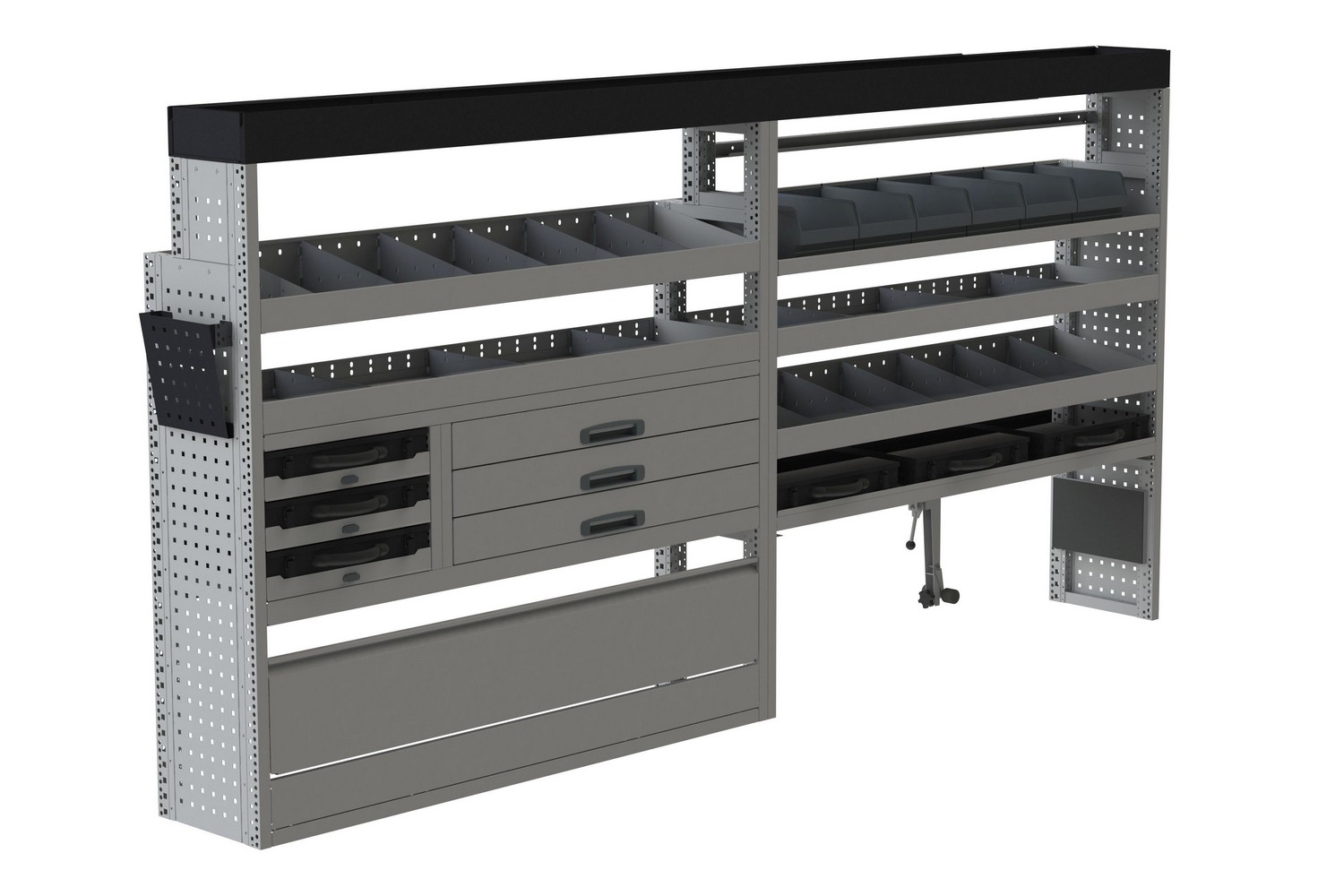 Van racking - 3042 x 360 x 1540 2X1,5 Premium