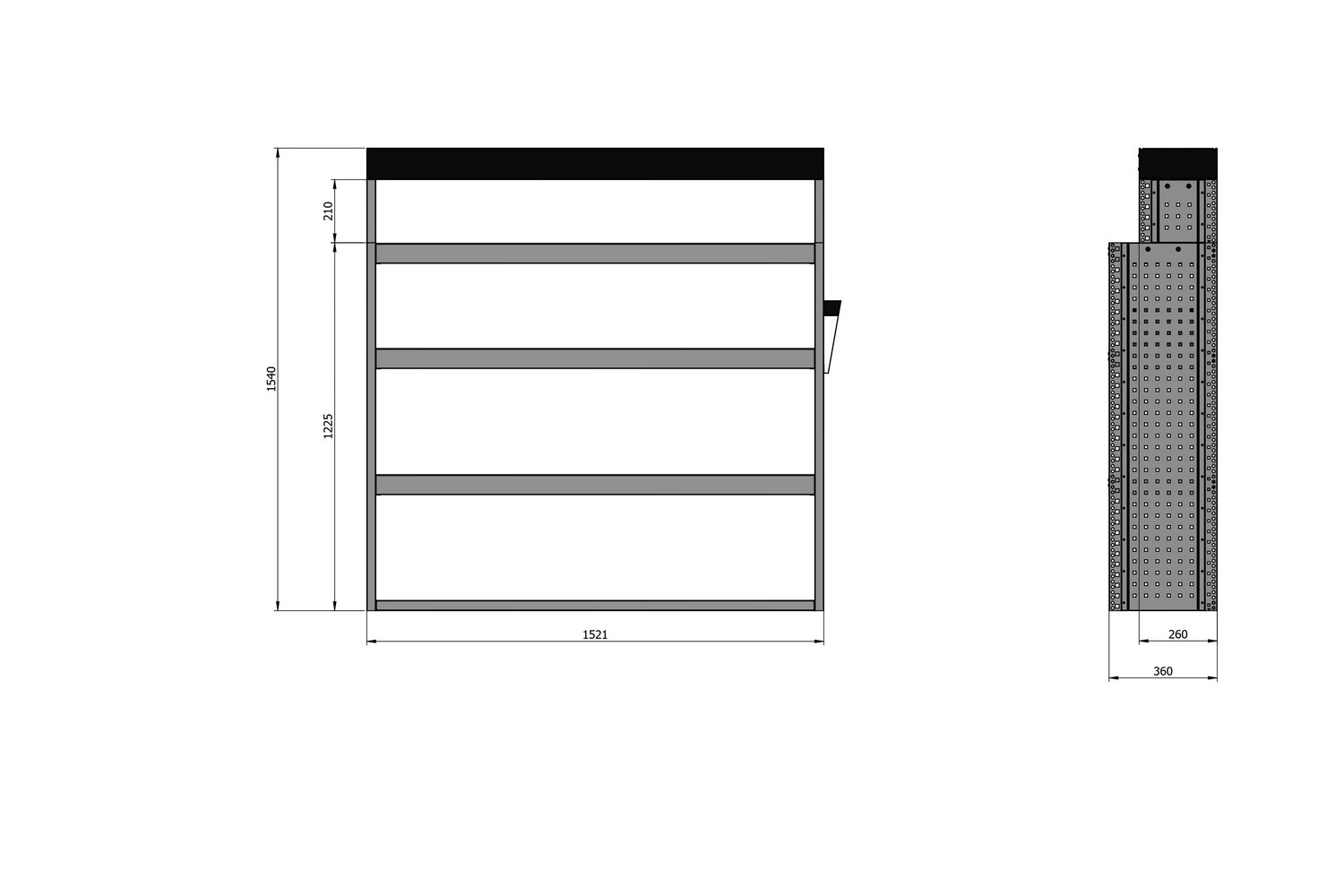 Van racking - (101x36x154BA) (2)