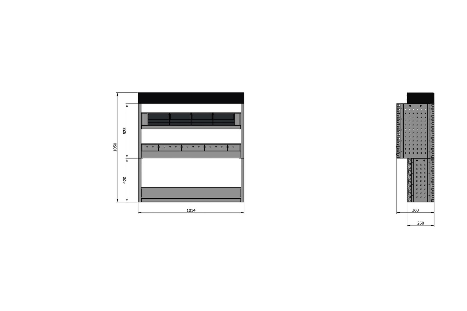 Van racking - (101x36x105BAC) (2) Van racking - (101x36x105BAC) (2)