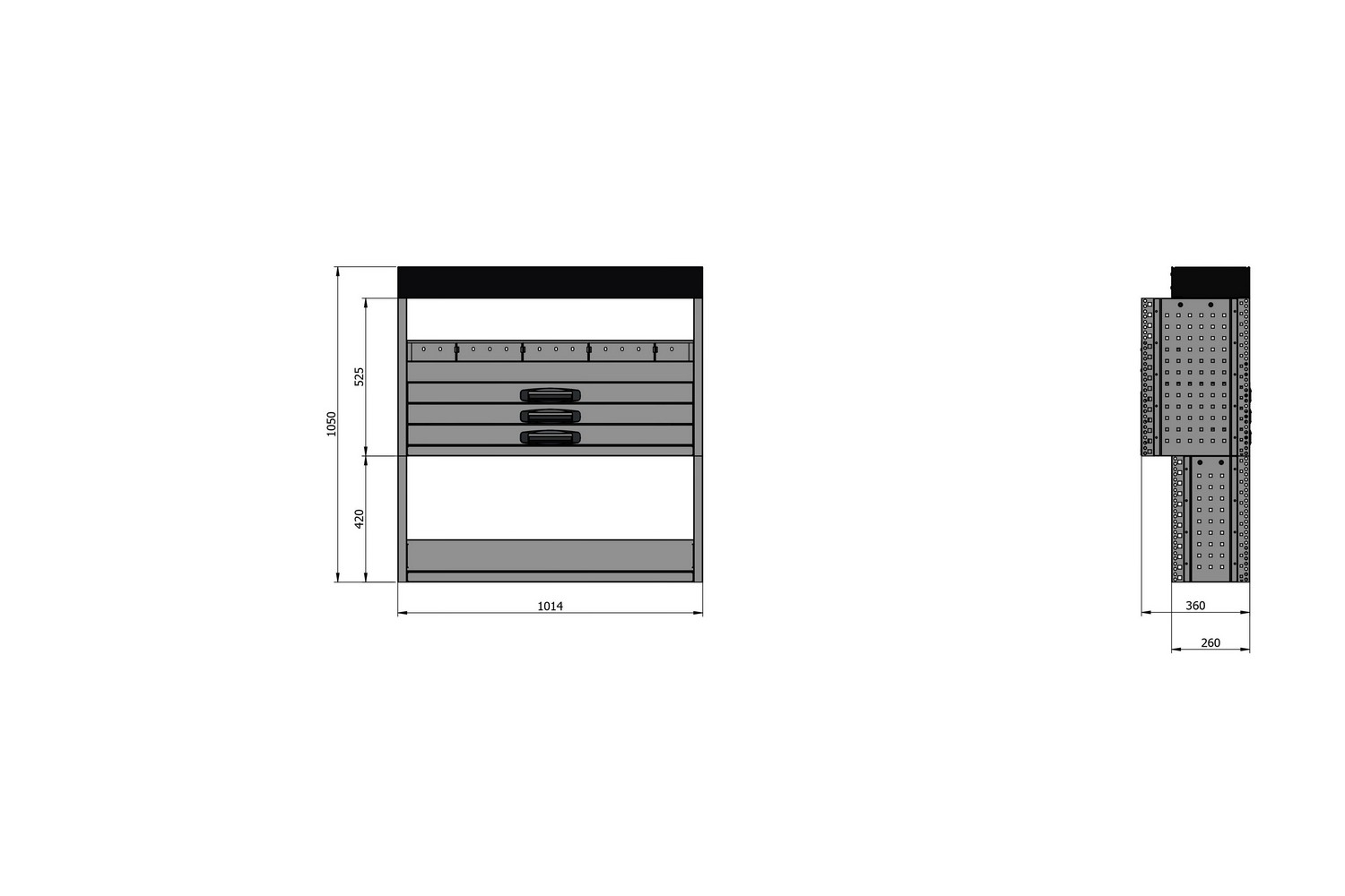Van racking - (101x36x105PRC) (2)