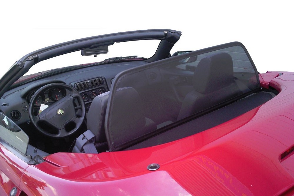 ALF1GVCD Cabriolet wind deflector Alfa Romeo Spider (916) 1995-2006 Black (2)