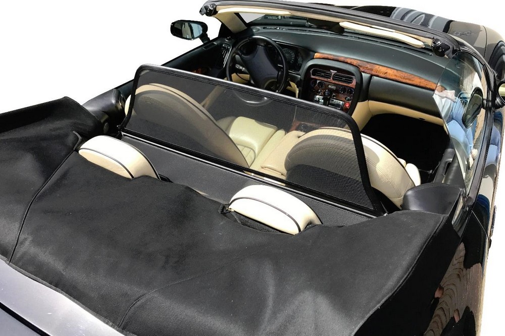 AST1DB7CD Cabriolet wind deflector Aston Martin DB7 Volante 1994-2004 Black (2)