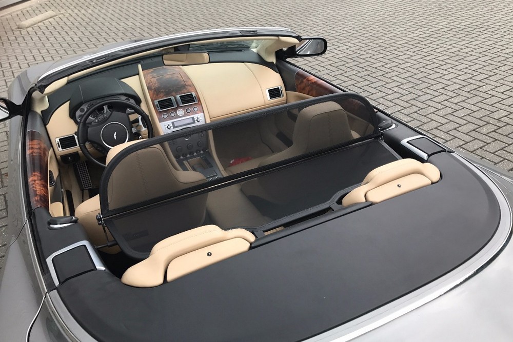 AST1DB9CD Cabriolet wind deflector Aston Martin DB9 Volante 2004-present Black (3)