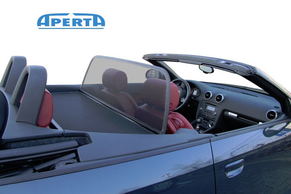 AUD1A3CD Cabriolet wind deflector Audi A3 Cabriolet (8P7) 2008-2012 Black (2)