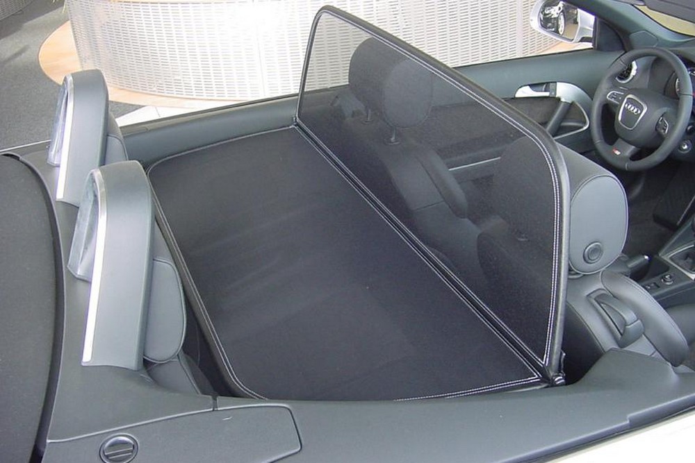 AUD1A3CD Cabriolet wind deflector Audi A3 Cabriolet (8P7) 2008-2012 Black (4)
