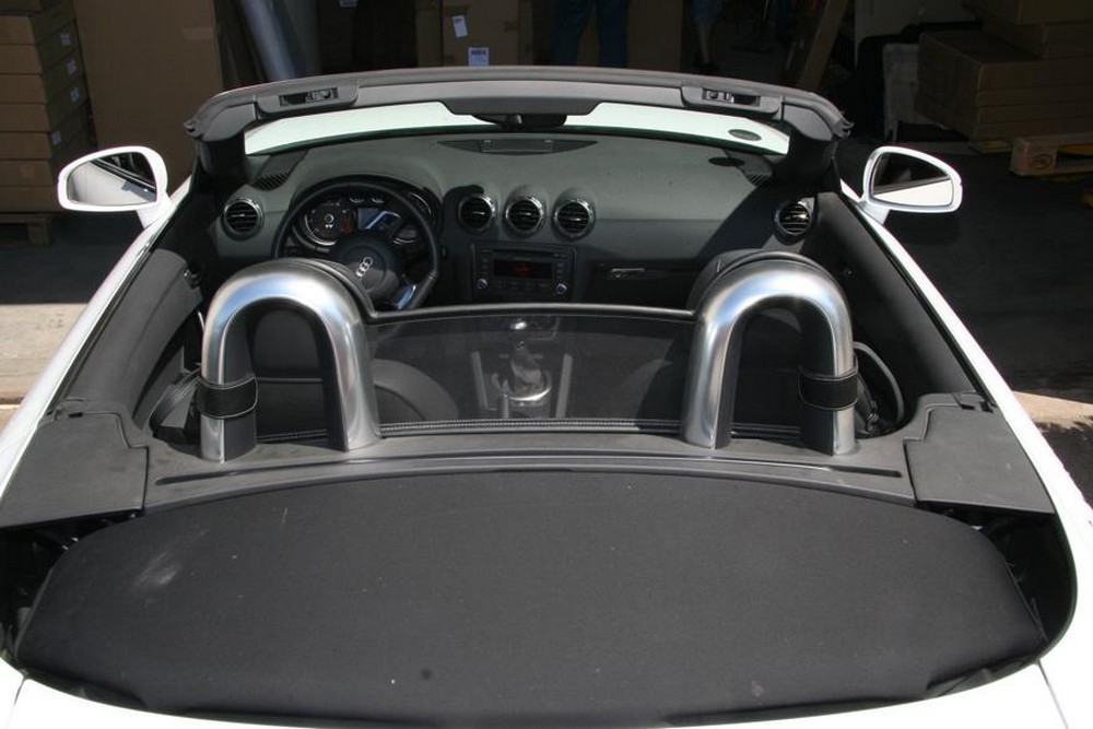 AUD1TTCD Cabriolet wind deflector Audi TT Roadster (8J) 2006-2014 Black (6)