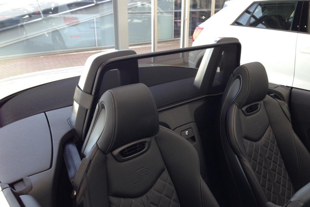 AUD5TTCD Cabriolet wind deflector Audi TT (8S) 2014-present Black (9)