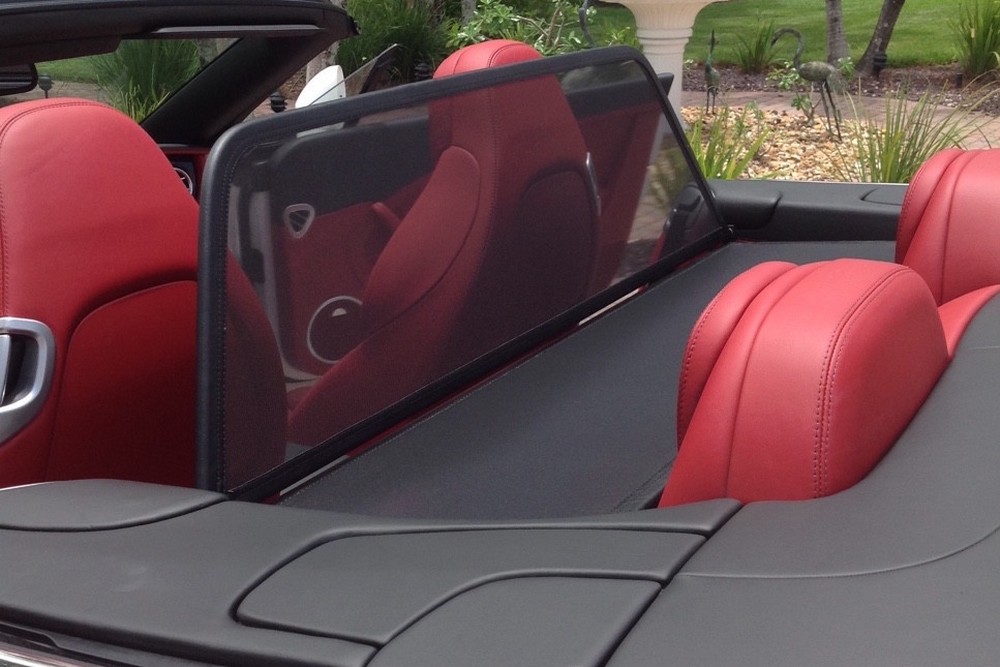 BEN1COCD Cabriolet wind deflector Bentley Continental GTC II 2012-present Black (4)