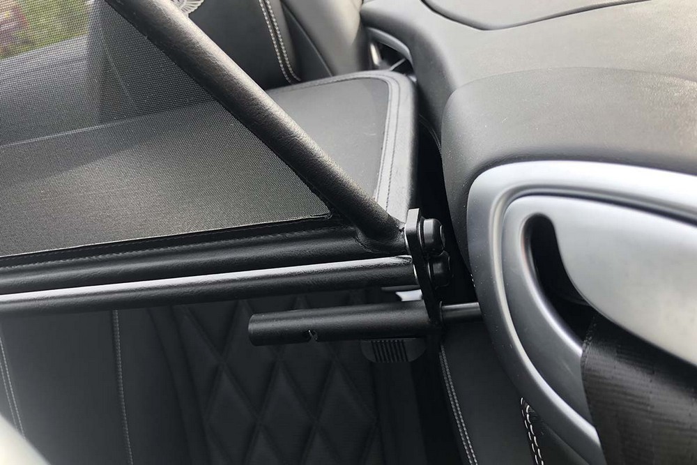 BEN1COCD Cabriolet wind deflector Bentley Continental GTC II 2012-present Black (6)