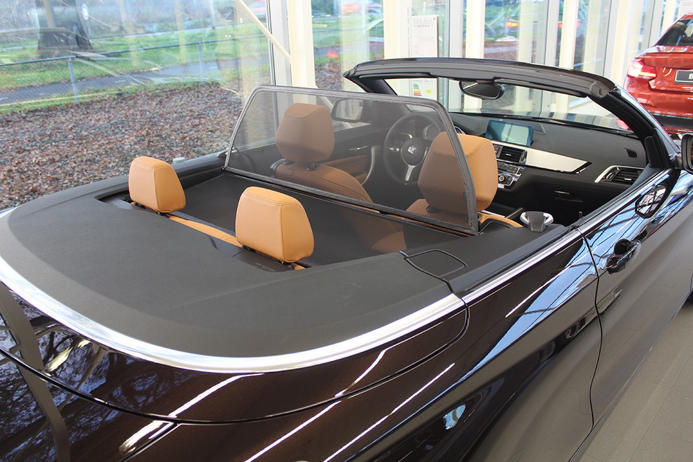 BMW12SCD Cabriolet wind deflector BMW 2 Serie Cabriolet (F22- F23) 2014-present Black (6)