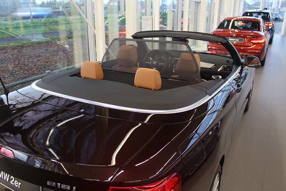 BMW12SCD Cabriolet wind deflector BMW 2 Serie Cabriolet (F22- F23) 2014-present Black (7)