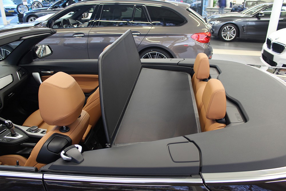 BMW12SCD Cabriolet wind deflector BMW 2 Serie Cabriolet (F22- F23) 2014-present Black (9)