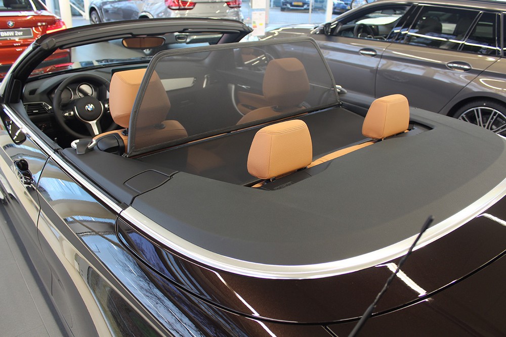 Filet coupe-vent BMW Série 2 Cabriolet (F23) Noir