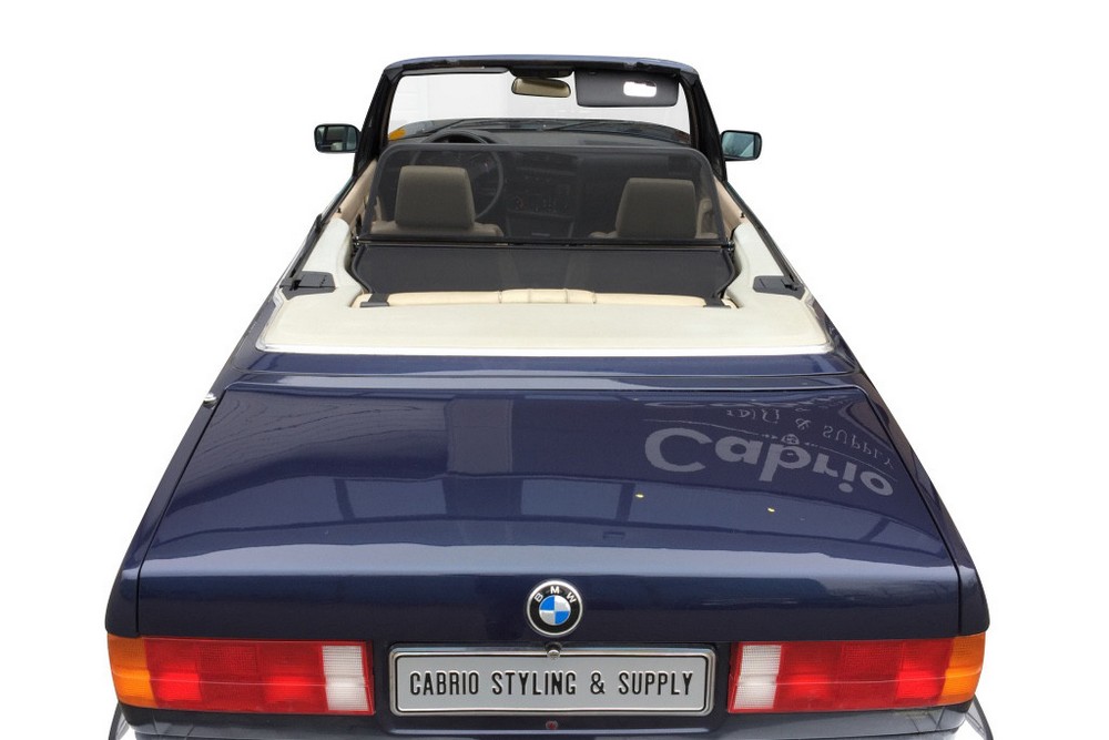 BMW13SCD Cabriolet wind deflector BMW 3 Series Cabriolet (E30) 1982-1992 Black (10)