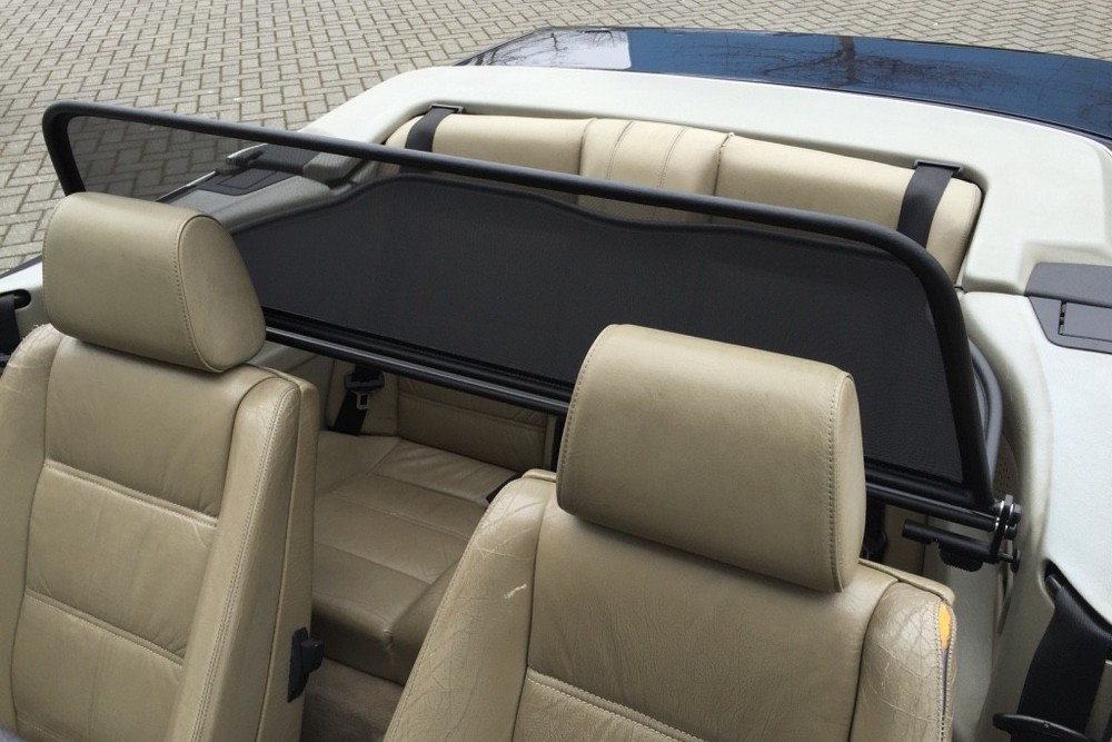 BMW13SCD Cabriolet wind deflector BMW 3 Series Cabriolet (E30) 1982-1992 Black (4)