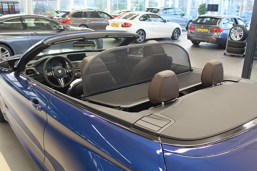 BMW14SCD Cabriolet wind deflector BMW 4 Series Cabriolet (F33) 2014-present Black (10)