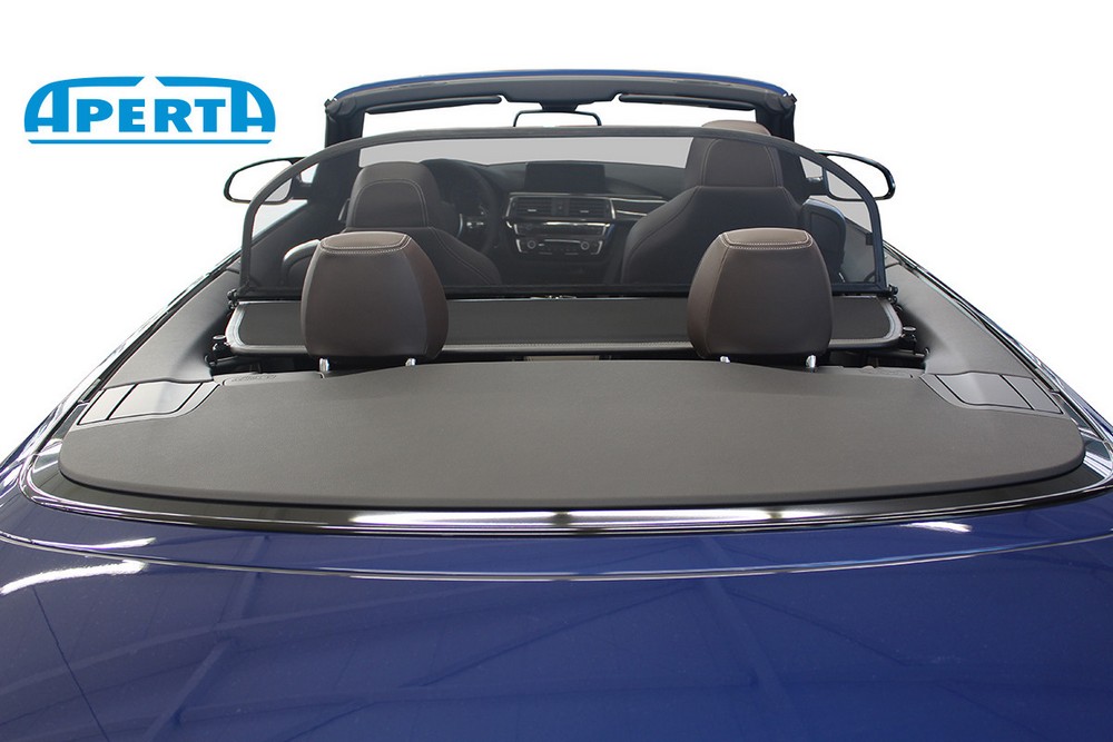 BMW14SCD Cabriolet wind deflector BMW 4 Series Cabriolet (F33) 2014-present Black (7)