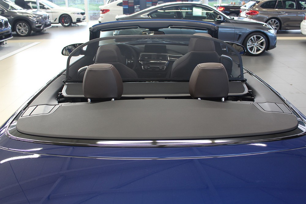 BMW14SCD Cabriolet wind deflector BMW 4 Series Cabriolet (F33) 2014-present Black (8)