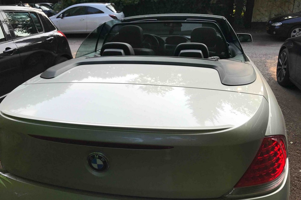 BMW16SCD Cabriolet wind deflector BMW 6 Series Cabriolet (E64) 2003-2010 Black (11)