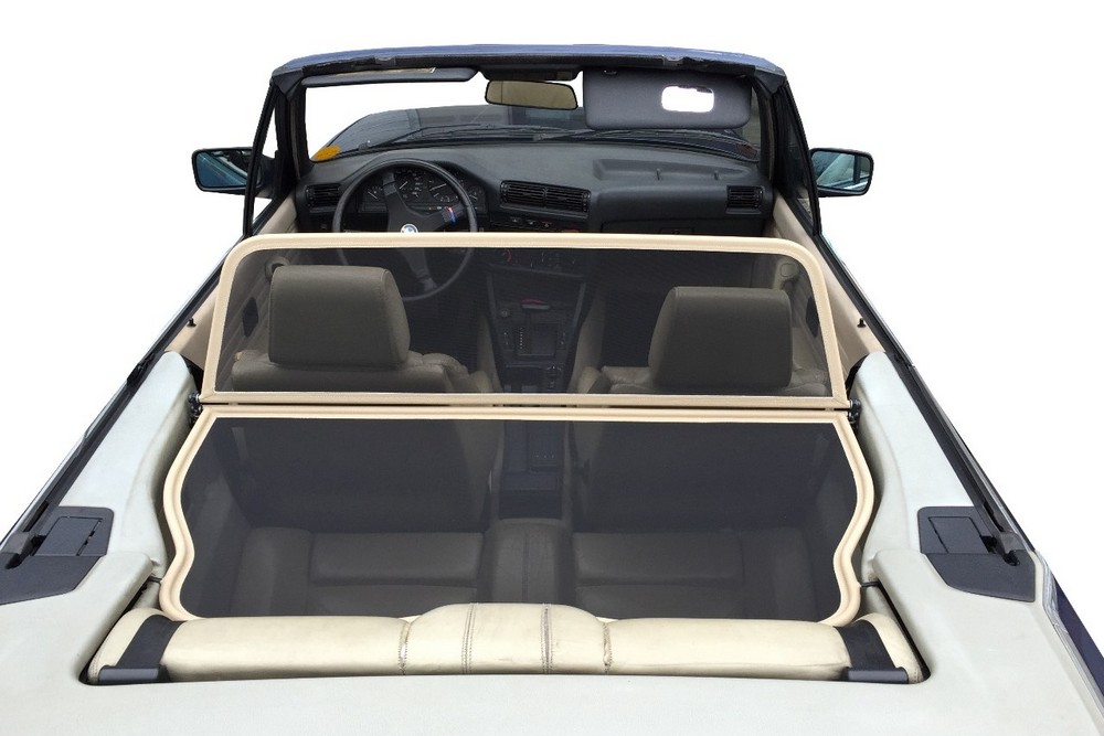 BMW23SCD Cabriolet wind deflector BMW 3 Series Cabriolet (E30) 1982-1992 Beige (2)