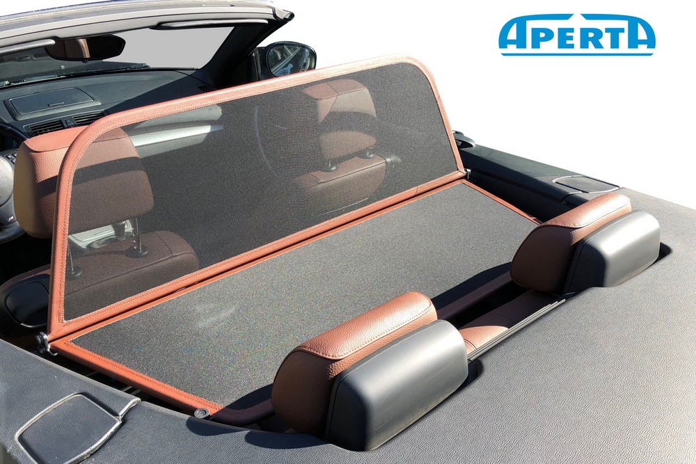 BMW31SCD Cabriolet wind deflector BMW 1 Series Cabriolet (E88) 2008-2013 Brown (3)