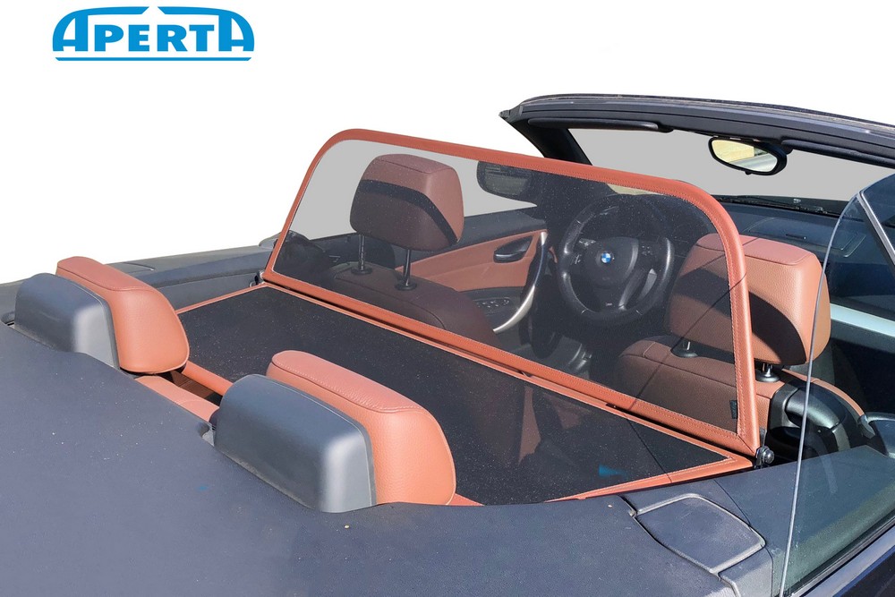 BMW31SCD Cabriolet wind deflector BMW 1 Series Cabriolet (E88) 2008-2013 Brown (4)