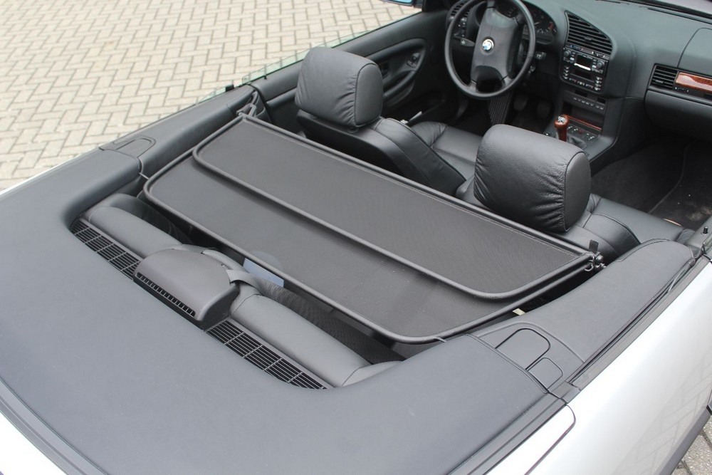 BMW33SCD Cabriolet wind deflector BMW 3 Series Cabriolet (E36) 1993-1999 Black (7)