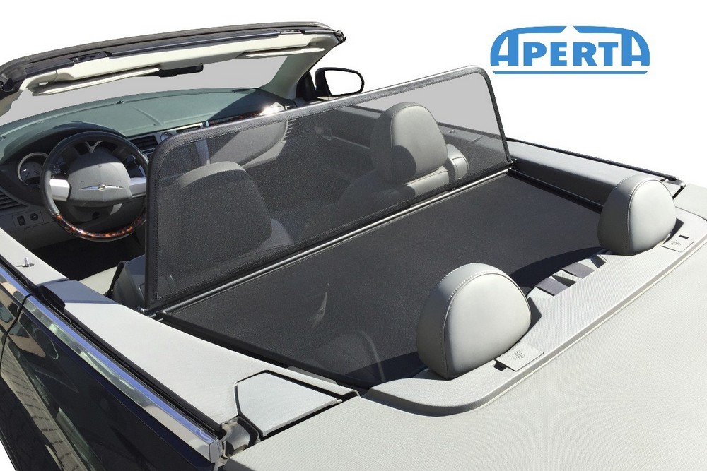 CHR1200CD Cabriolet wind deflector Chrysler 200 Convertible 2011-2014 Black (7)